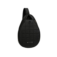 Large Capacity Badminton Backpack Double Shoulder Straps Tennis Backpack Wear-Resistant Quilted Design for Travel