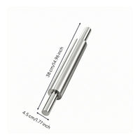 Stainless Steel Rolling Roller Polished Pastry Rolling Roller Pastry Roller Easy to Clean Cooking Gear Even Surface