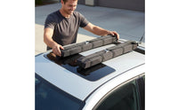 2 Pieces Soft Vehicle Roof Rack Universal Fit Surfboard Roof Rack Weather-Resistant Stand-up Paddleboard Carrier Pads