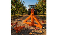Heavy-Duty Tractor Tow Hitch Support Frame Sturdy Triangular 3-Point Hitch Adapter Long-Lasting Drawbar Adapter Standard for Jobsites