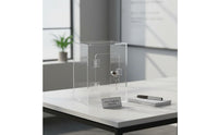Clear Acrylic Comment Collection Box Dustproof Transparent Voting Box Multi-Versatile-Office Supply Container for School