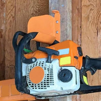 Heavy Duty Chainsaw Holder Orange Chainsaw Hanger Compact Sturdy for Homeowners, Gardeners