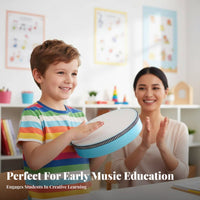 hand drumly auditory developmently Education Tool Tambourine Rhythm Training Hand Drum Child-Safe Percussion Instrument Family Bonding Activity for Children, Music educators, Kindergarten, Preschool, Classroom, fun time
