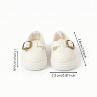 Doll Mary Janes with Buckle Matte Mary Janes Low-Cut Footwear for Photo Shoots