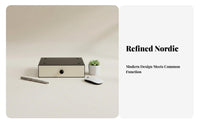 Storage Riser with Drawers Multi-Functional Desk Organizer Space-Saving