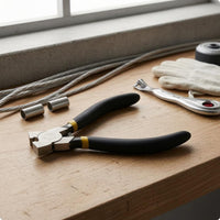 Cross-Clamping Head Wire Clamp Pliers Manual Mesh Clamp Pliers Insulated Handle Ergonomic Design
