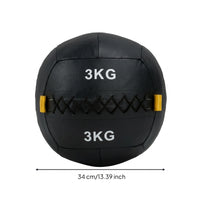 Stitched Soft Medicine Ball Balanced Wall Ball Weighted Heavy-Duty for Athletes, Functional Fitness