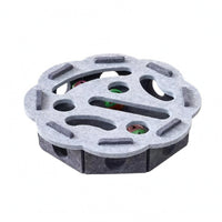 Cutout Openings Feline Maze Box Accessible Side Holes Felt Feline Toy Box Raised Obstacles Interactive