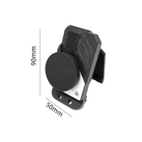 Spring-Loaded Quick-Release Tape Measure Clip Secure Hold Tape Clip Aluminum Alloy Tool Accessory ABS for Waistband