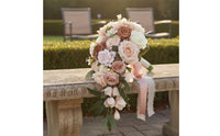 Waterdrop Wedding Floral Arrangement Elegant Raindrop Floral Arrangement Long