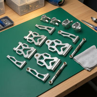 1/16 RC Car Upgrade Kit 1:16 Scale RC Steering Cup Replacement Chassis Support Arms for Hobbyists