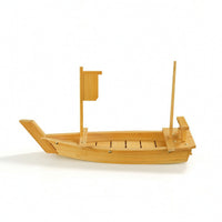 Sushi Boat Wooden Sashimi Serving Boat Food Sushi Serving Tray for Themed Parties