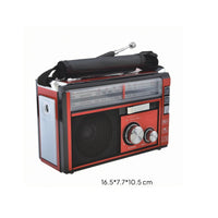 3-Band Portable Retro Radio Rechargeable Battery Retro Radio Speaker Telescoping Antenna