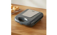 Double-Sided Heating 16-Hole Donut Machine Non-Stick Surface Electric Donut Appliance Simple Operation Kitchen Appliance Compact Design for Breakfast