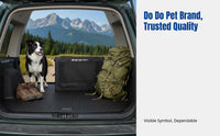 Foldable Dog Car Carrier, Portable Pet Kennel, Cat Bed, Breathable Fabric, Fits Most Car Seats