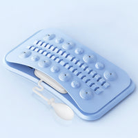 Back Stretcher with Air Pump Textured Traction Board Portable for Fitness Enthusiasts, Stretching Practice Practitioners