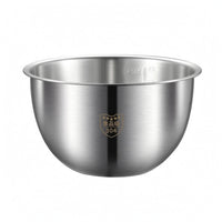 Silver Shiny Mesh Sieve Smooth Surface Stainless Steel Plate Round Shape Stainless Steel Bowl