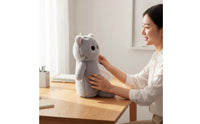 Multi-Functional Soft Cat Tissue Holder Zipper Closure Cat Soft Cosmetic Bag Hanging Loop Stuffed Creature Storage Pouch for Children, Girls, Car, Desktop, Office