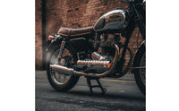 Retro Design Motorcycle Exhaust Heat Guard Long-Lasting Muffler Heat Guard Easy Installation Exhaust Pipe Cover Weather-Resistant for DIY Enthusiasts, Custom Bike Builders