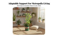 Adjustable Height Stackable Circular Trellis Multi-Purpose Plant frame Easy to Assemble climbing plant Holder Weather Resistant for Houseplant Owners, Gardeners, homeowners, Potted Plants, Indoors, Living Room, Balcony