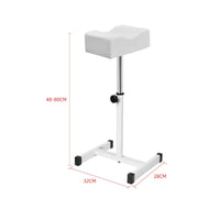 Pedicure Footrest with Padded Top Freestanding Leg Rest Soft for Beauty Parlors