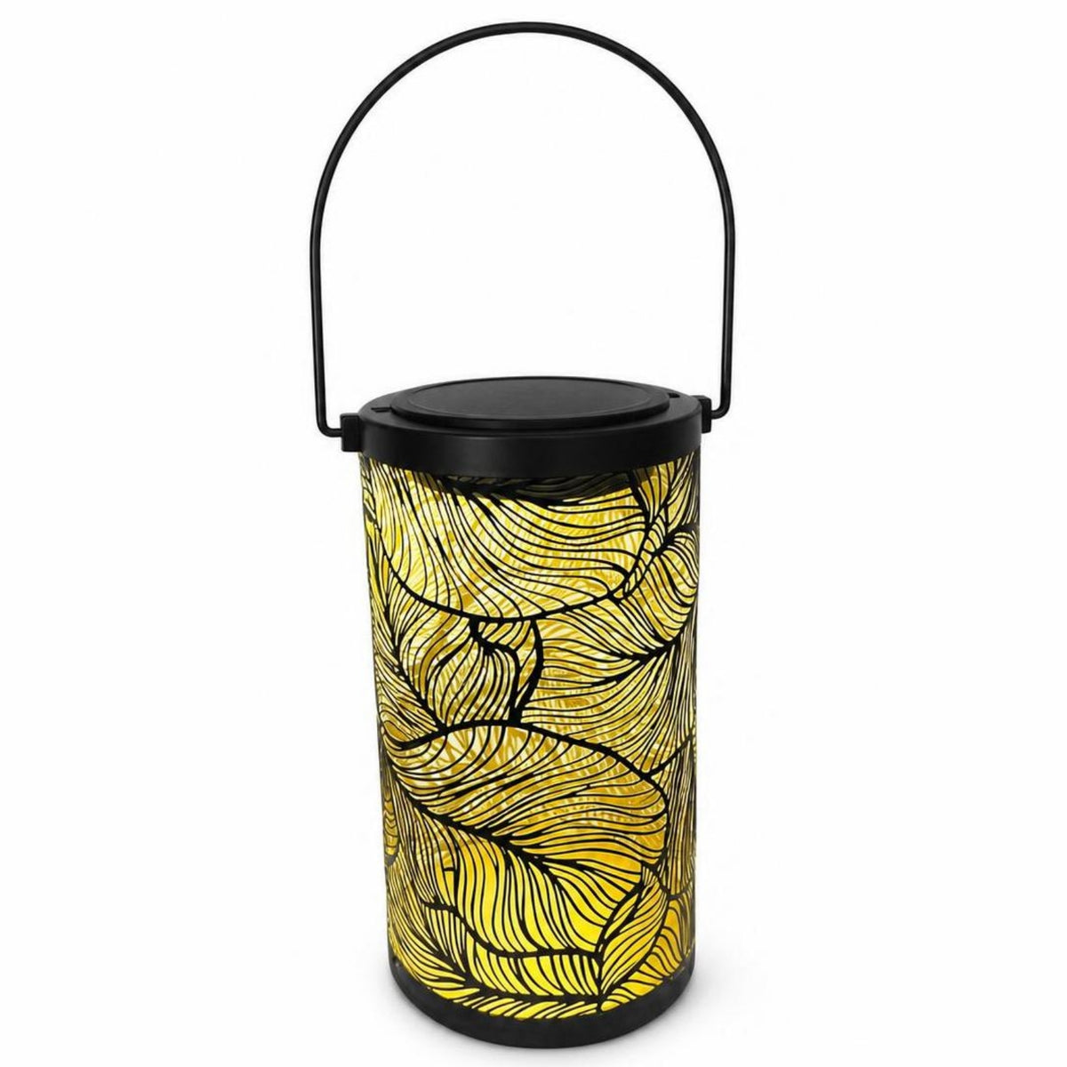 Solar Hanging Lantern Decorative Solar Lantern Lights Cylindrical for Patio