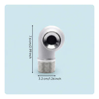 Vortex Spray Nozzle Female Thread 316L Stainless Steel Nozzle for Denitration, Desulfurization, Dust Removal