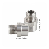 2 Pieces Bike Pedal Axle Chrome Molybdenum Steel Crank Arm Thread Protector Left and Right Marked for Riders with Wide Hips, Cyclists