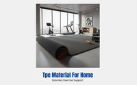 Home Gym Soundproof Impact-Absorbing Mat, Thick Non-Slip Carpet, Large Area Coverage, Customizable