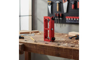 Aluminum Alloy Hinge Installation Positioner Accurate Positioning Door Hinge Drilling Guide Precision Door Mortise Jig Easy to Use for Carpenters, Woodworkers, Cabinet Making, Woodworking
