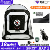 Portable Training Net Outdoor Swing Chip Golf Practice Net Custom Indoor Folding Storage Automatic Ball Return Net