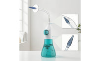 Ear Irrigation Flushing System Manual Ear Cerumen Removal Kit with Basin Hand-Held Easy to Use for Adults, Home, Bathroom