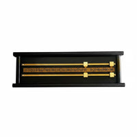 Wooden Snooker Scorer Dual Rail double-Row Score Keeper Double Row Snooker Scoreboard for Pool Participants, Competition