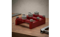 Alignment Markings Dowel Drilling Jig Clamp Screws 90-Degree Drill Guide Compact Power Tool Accessory Wear-Resistant