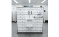 Touchless Operation Infrared Sensor Urinal Flusher Water-Saving Concealed Sensor Flusher Easy to Clean Wall-Mounted Urinal Flush Valve Brass Body for Public Restroom, Commercial