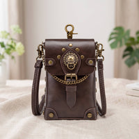 Mini Crossbody Bag Structured Crossbody Bag with Flap Hands Handbag for Cosplay