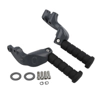 Motorcycle Passenger Foot Pegs Anti-Slip Motorcycle Foot Pegs with Hardware Secure Rear Footrests for Custom Builds