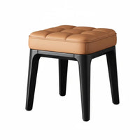 Stackable Design Padded Stacking Stool Space-Saving Household Furniture Multi-Purpose Footrest Rounded Corners for Children, Families, Homeowners, Living Room, Bedroom, Entryway, Parties