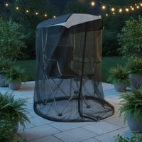 Fine Mesh Bug Net Tent Translucent Hanging Chair Net Zippered Bug Screen Lightweight