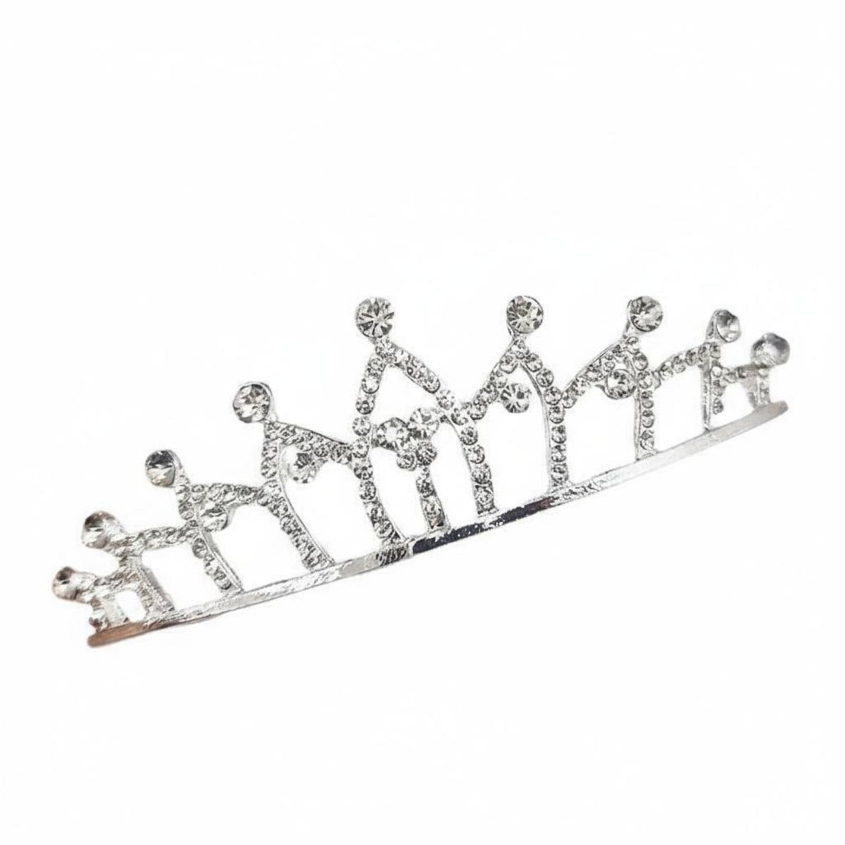 Princess Crown Glittering Queen Headpiece Crystal Crown Elegant Design Crystal Tiara Baroque Design for Prom, Photoshoots