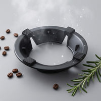 Gas Cooktop Flame Shield High-Temperature-Resistant Flame Concentrator Collar Cast Iron Cooktop Collar Ribbed Support Tabs
