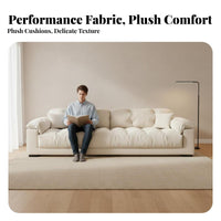 Cumulus Sofa Elephant Ear Armrests Living Room Furniture Modern Minimalist aesthetic Couch for Apartment Dwellers, Families, Small Spaces, Lounge Area, Home