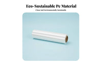 PE Stretch Film Strong Adhesion Stretch Wrap Film Sturdy Duty Packing Wrap Puncture Resistant Packaging Supplies Versatile