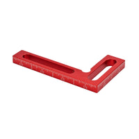 Woodworking Square Aluminum Alloy Right Angle Ruler L-Square Ruler 90-Degree Measuring Tool Laser-Etched for Woodworkers