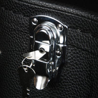 Guitar Case for 40/41 Inch Folk Guitar, Shockproof and Drop-resistant, Wooden Leather Case