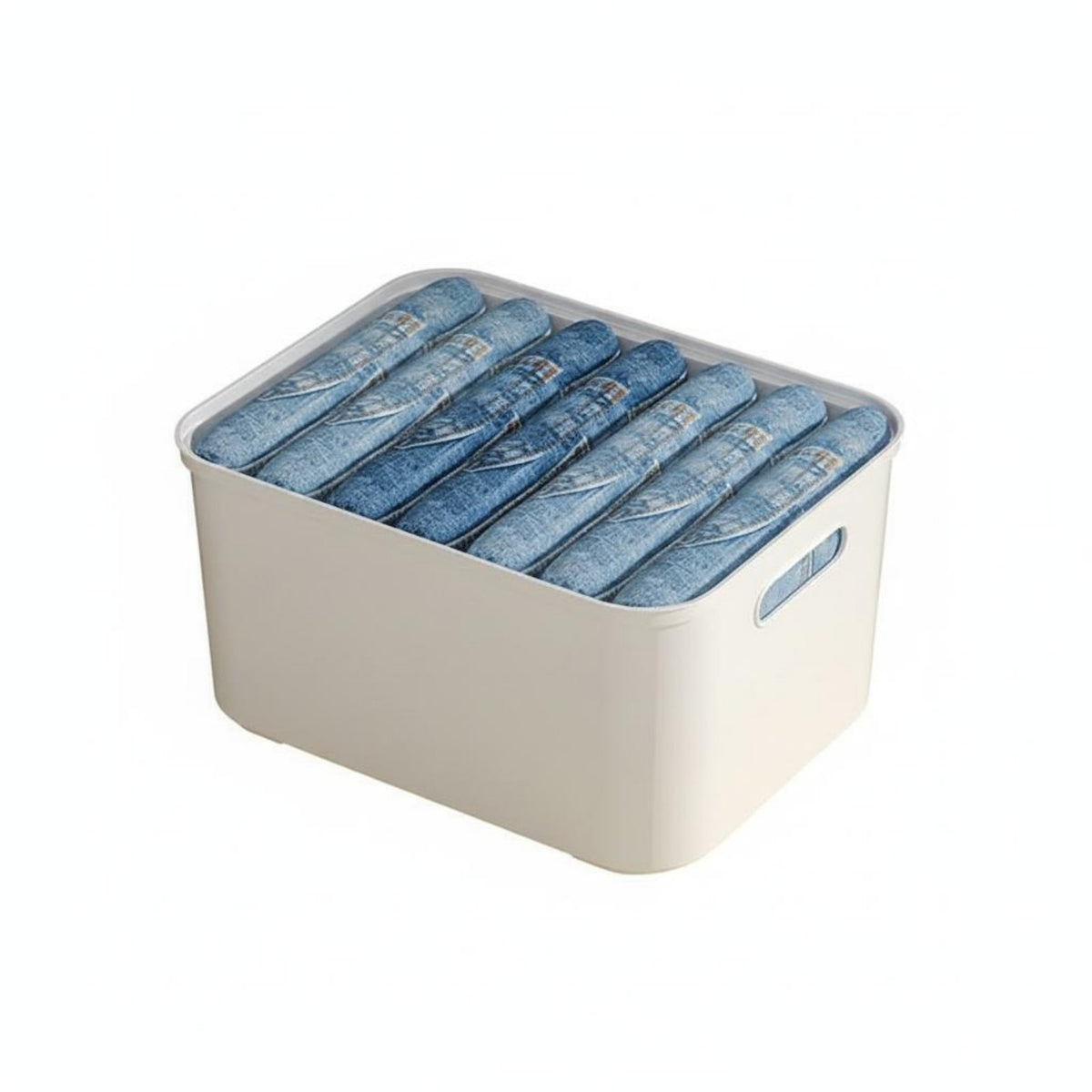 4 Pieces Multi-Functional Wardrobe Clothes Organizer Long-Lasting PP Material Stackable Clothes Storage Box Sturdy Wardrobe Drawer Organizer High Capacity for Closet