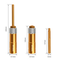 BC1.37x24 Thread Repair Tool Anodized Bottom Bracket Thread Chaser CNC-Machined