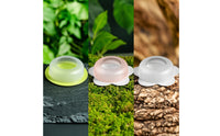 Semi-Transparent Reptile Feeding Bowl Translucent Feeding Dish Low-Profile Reptile Bowl Anti-Escape