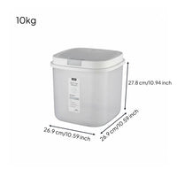 Moisture-Proof Rice Storage Bin Long-Lasting Airtight Rice Container Safe for Pantry