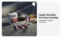 Tubeless Tire Repair Insert Kit Minimally Invasive Repair Tire Repair Insert Kit Strong Vulcanizing Agent Puncture Mending Set for Motorists